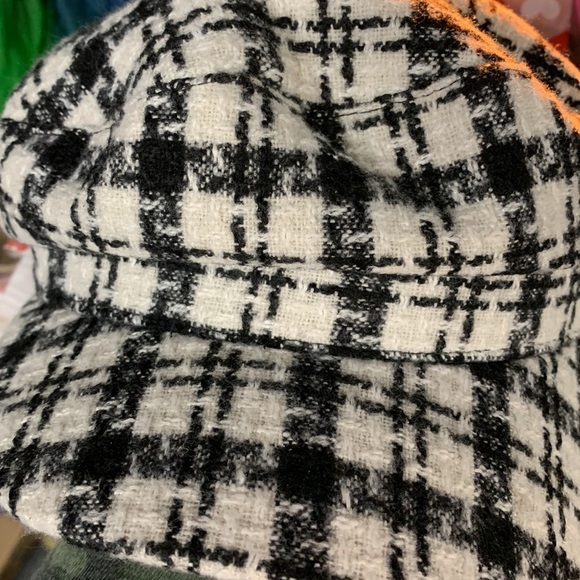 Anthropologie houndstooth newspaper cap new without tags main image 4